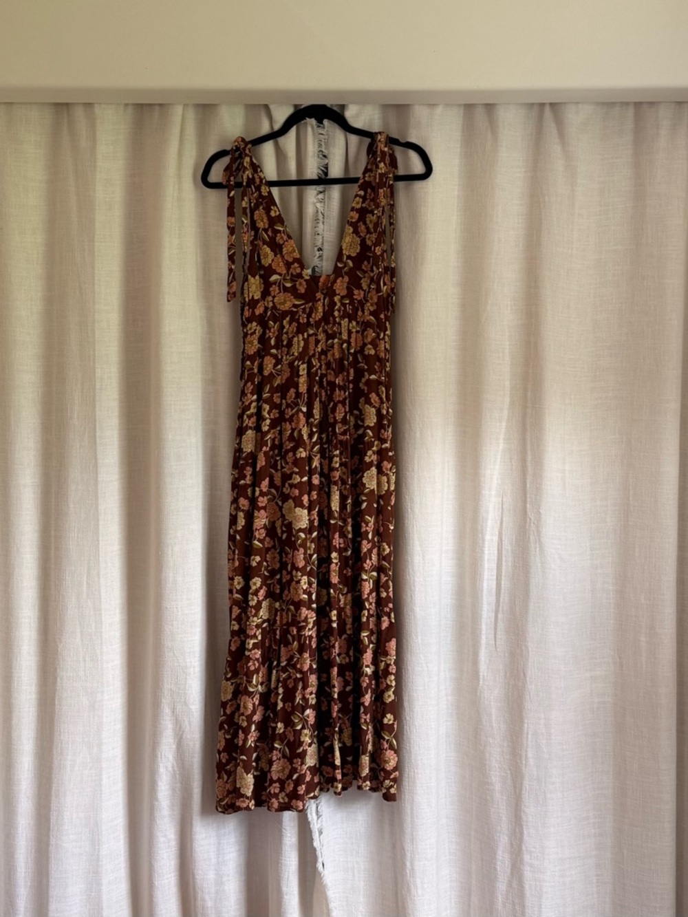 Faithfull The Brand Opatija midi dress - size 4 / SMALL